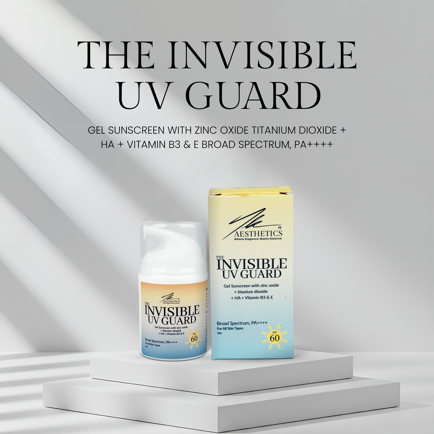 The Invisible UV Guard – SPF 60 Gel Sunscreen