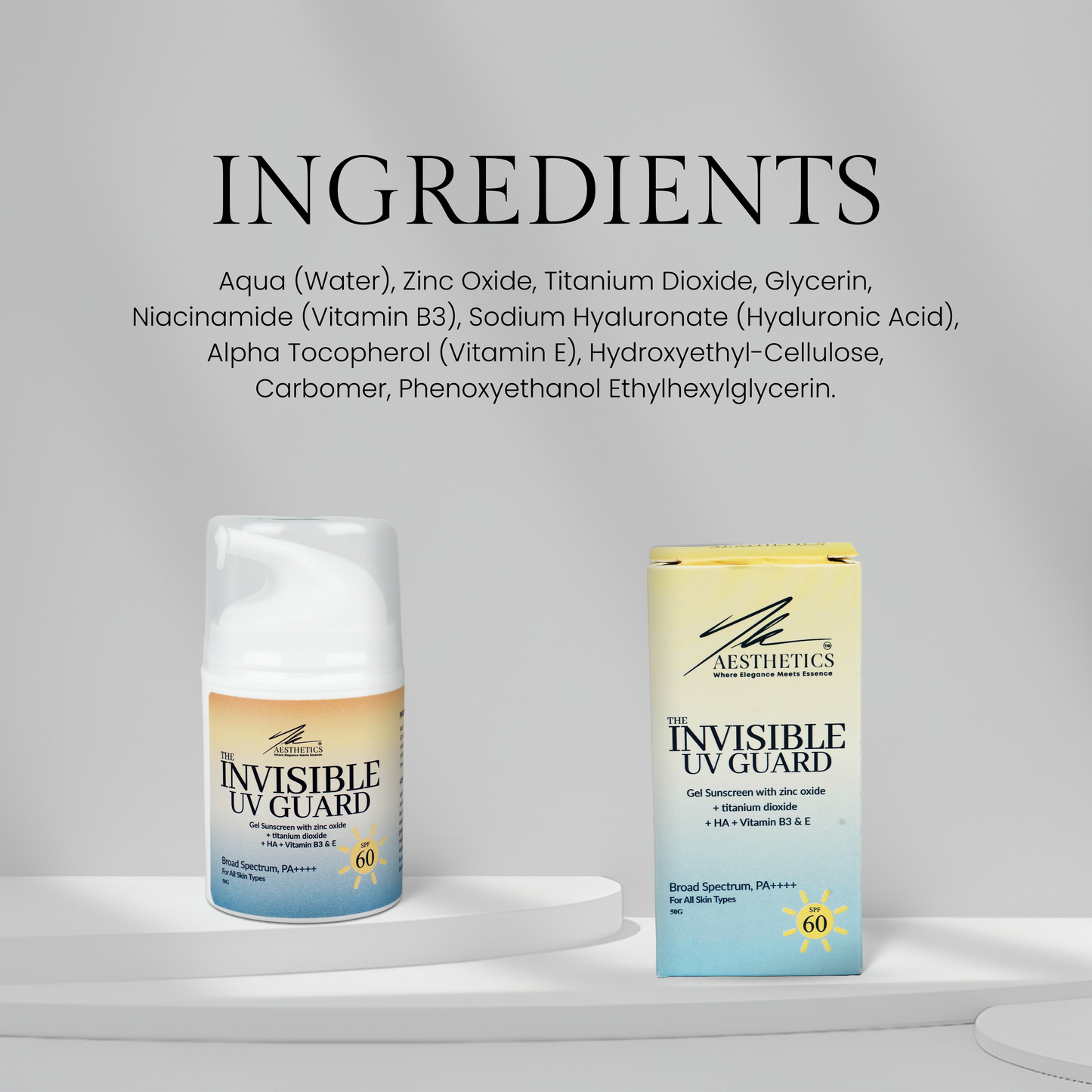 The Invisible UV Guard – SPF 60 Gel Sunscreen
