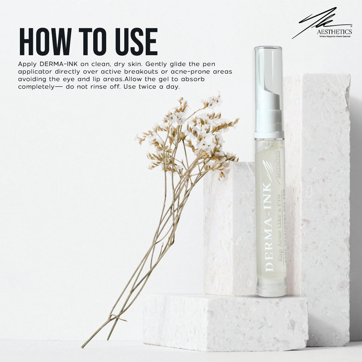 DERMA-INK – Zap Acne Like a Pro