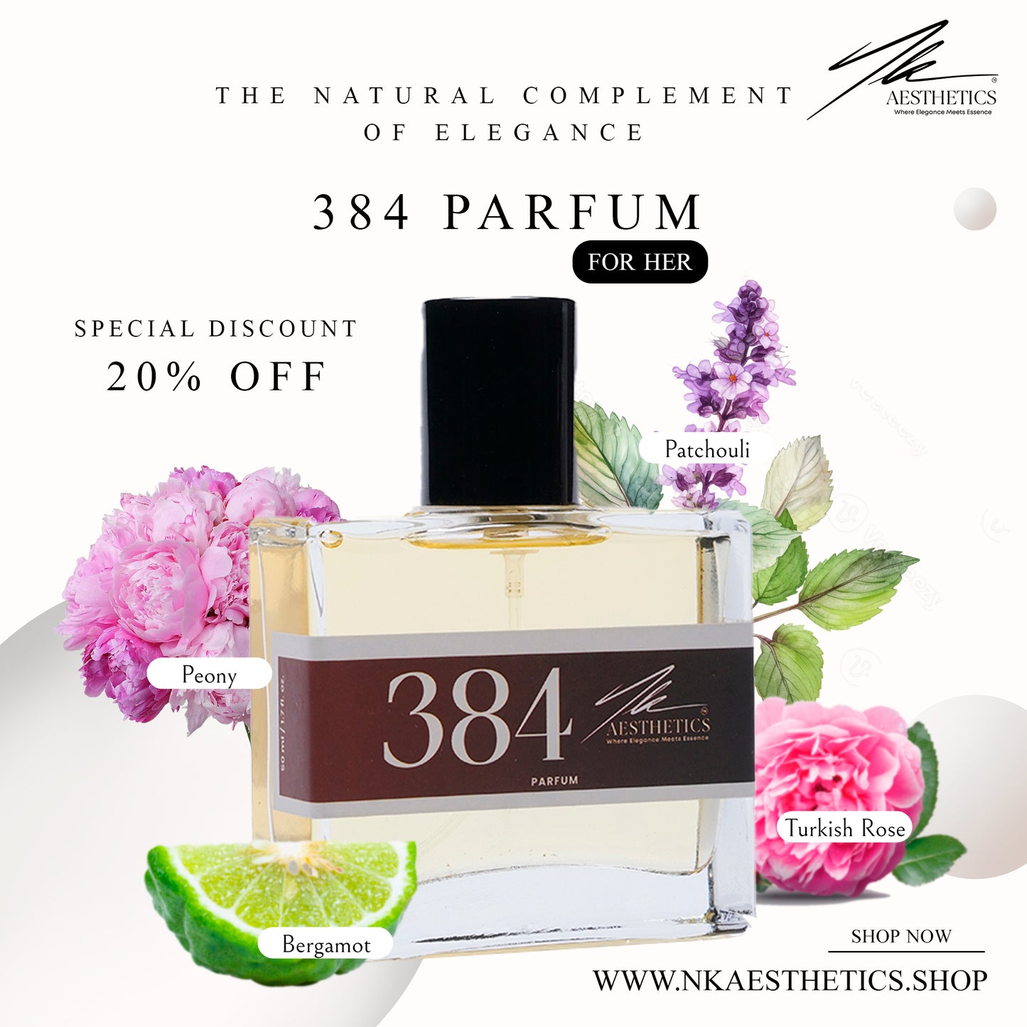 384 - For Her - Parfum - 50Ml
