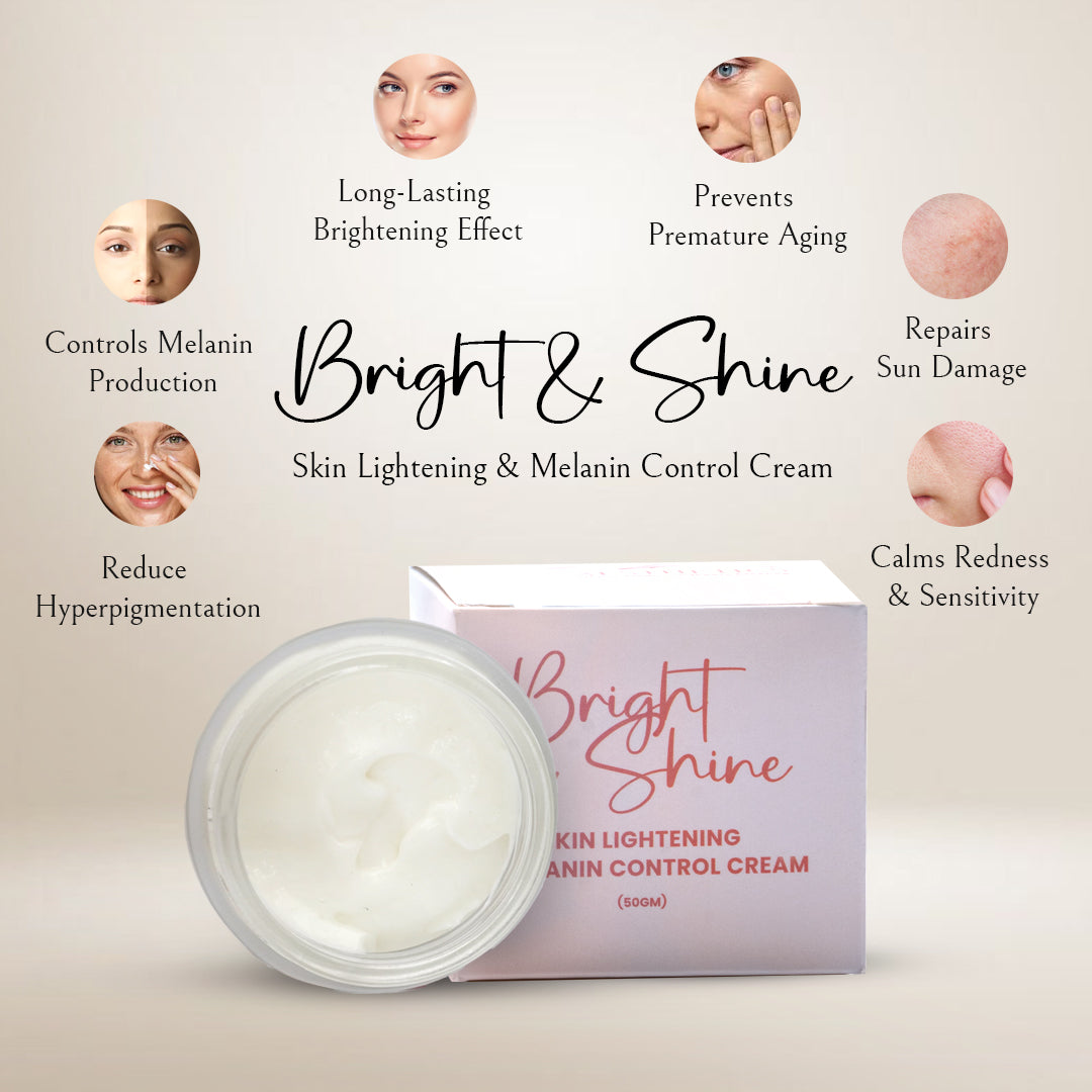 Bright and Shine - Skin Lightening Cream - 50gm