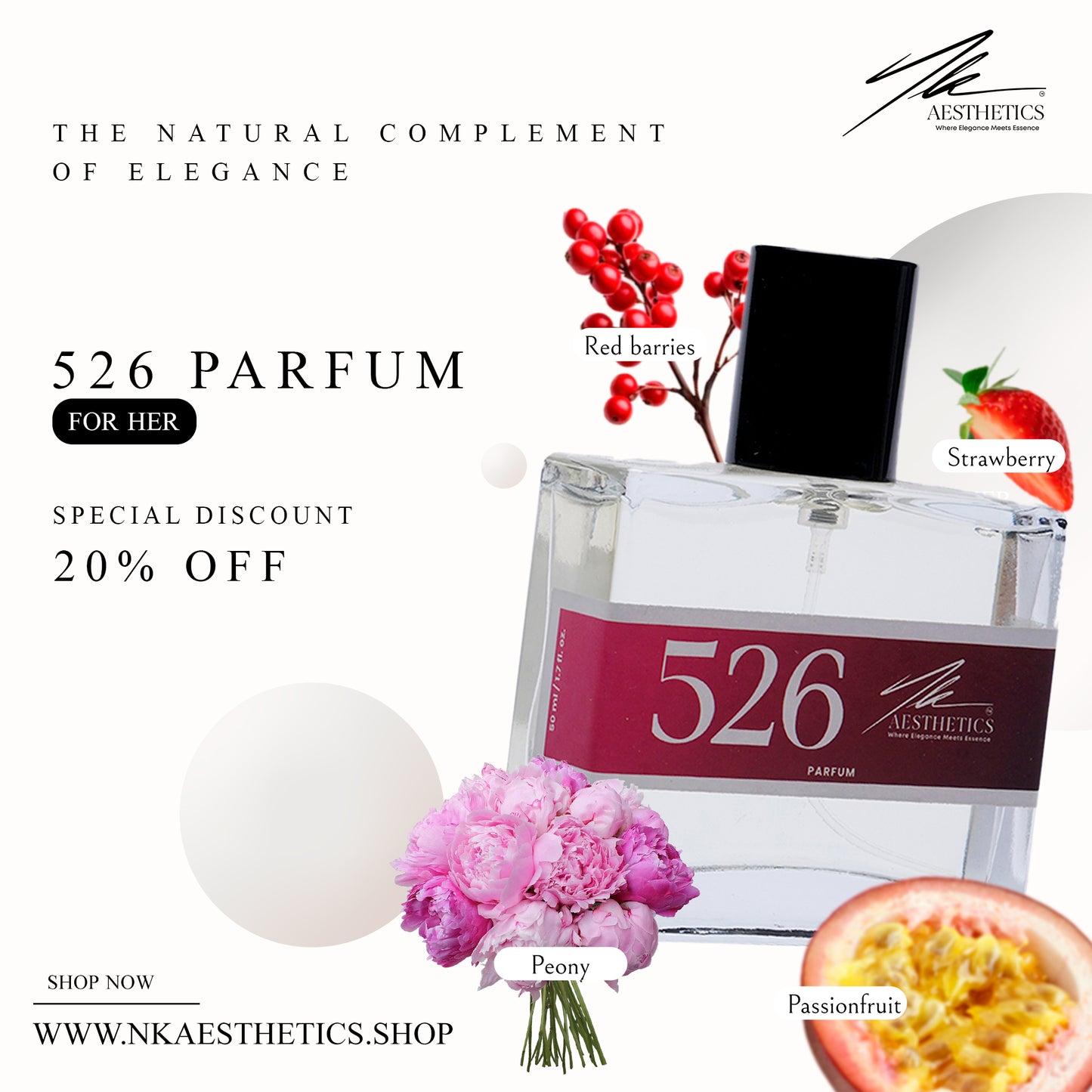 526 - For Her - Parfum - 50Ml