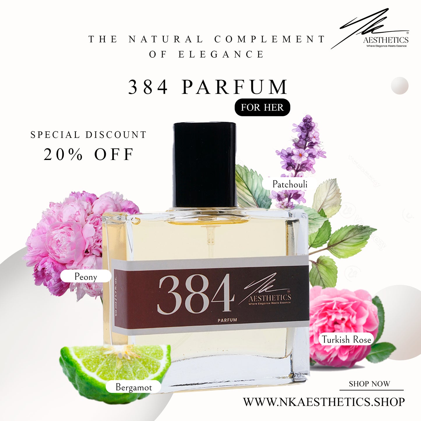 384  - For Her - Parfum - 50Ml